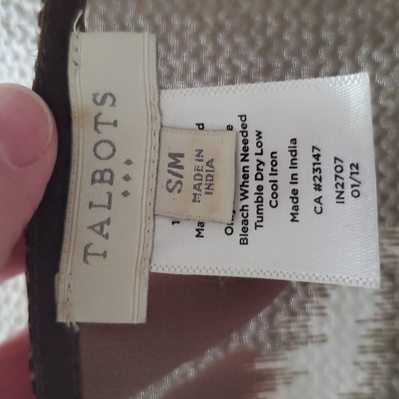 Talbots Sheer Top Tunic Size Small Medium - Picture 6 of 8